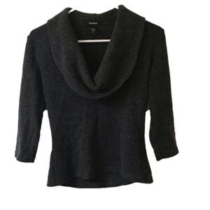 Express Cowl Neck Wool Blend Sweater